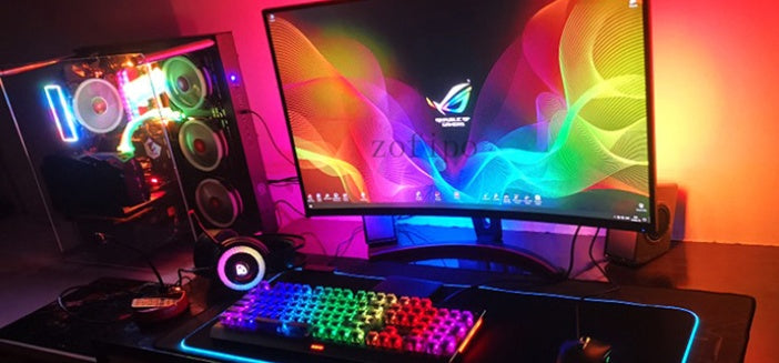 RGB Monitor Light Bar for Gaming & Streaming