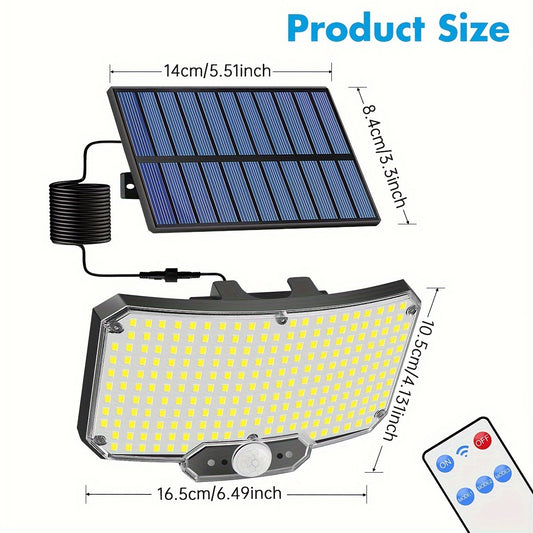 Solar Motion Sensor Outdoor LED Light